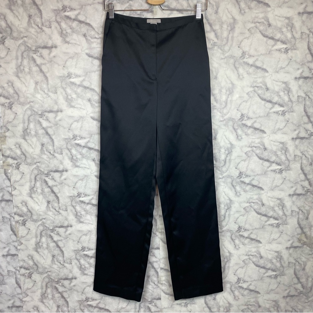 H&M Black Satin Pants